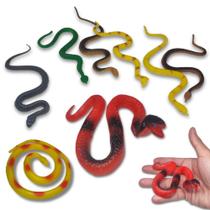 Cobras De Brinquedo Plásticas Kit 5 Und Bichos