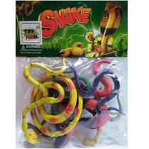 Cobras de Brinquedo Plásticas Kit 8 und / Bichos - Toy king
