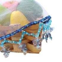 Cobre Alimento em Pedraria Borboletas Azuis 50 cm Cobre Alimento em Pedraria Borboletas Azuis 50 cm