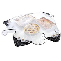 Cobre Alimento Protetor Mosquiteiro Renda Filó Tule 1,50mx1,50m Elegante e Prático