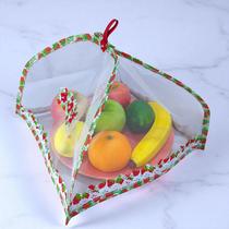 Cobre Bolo ou Alimento em Filó Estruturado Dobrável Morangos