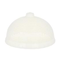 Cobre Bolo Telado Protetor Alimentos Redondo Plástico 33x18cm
