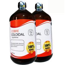 Cobre Coloidal 10ppm 500ml 2 unidades - Universe Nanoscience