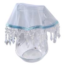 Cobre Jarra em Pedraria Azul Real Luxo 25cm