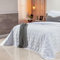 Cobre leito 3 peças Queen com detalhes bordados Cobre leito 3 peças Queen com detalhes bordados