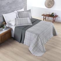 Cobre Leito Avere 200 Fios Solteiro 02 Peças 100% Poliéster - Dallas