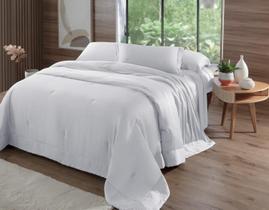 Cobre leito Bali bambu branco 400 fios