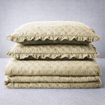 Cobre Leito Balle Casal King 3 peças Colcha Cama Palha