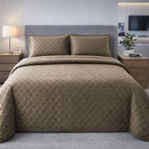 Cobre Leito Balle Casal Queen 3 peças Colcha Cama Bege Cobre Leito Balle Casal Queen 3 peças Colcha Cama Bege