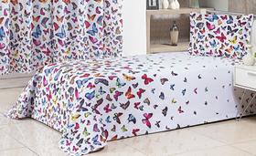 Cobre Leito Bella Natureza Solteiro Algodão Sem Enchimento 02 Peças