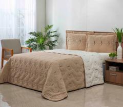 Cobre Leito Borborleta Casal Padrao 3pç 100%algo Dupla Face