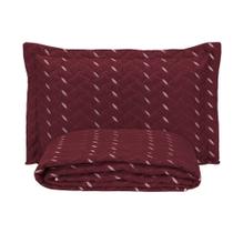 Cobre Leito Bordado 400 Fios Heitor Solteiro 100% Poliéster - Vermelho