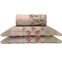 Cobre Leito Buettner Queen Microfibra Renove Estampado Solace 3 Peças Bege Cobre Leito Buettner Queen Microfibra Renove Estampado Solace 3 Peças Bege