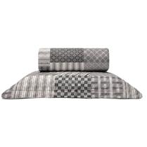 Cobre Leito Buettner Solteiro Microfibra Renove Estampado Austria 2 Peças Cinza