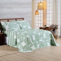Cobre Leito Casal 400 Fios Dupla Face com Aba Americana 03 Peças Afeto Adria