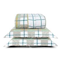 Cobre Leito Casal Dupla Face Sublime 400 Fios Micropercal Estampa