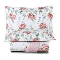 Cobre Leito Casal Padrão Cotton Select Dupla Face Percal 200 Fios 3 Peças - 80% Algodão 20% Poliéster