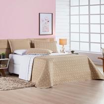 Cobre Leito Casal Petit Poá 200 Fios Toque Macio 03 Peças Caqui Cobre Leito Casal Petit Poá 200 Fios Toque Macio 03 Peças Caqui
