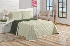 Cobre Leito Casal Queen 03 Peças Sthefany Estampado Cobre Leito Casal Queen 03 Peças Sthefany Estampado