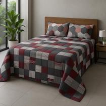 Cobre Leito Casal Queen Avulso LEAL Matelado com Estampas Variadas