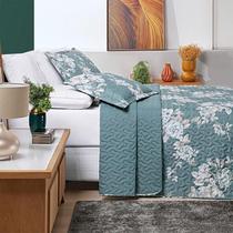 Cobre Leito Casal Queen Estampado Dupla Face 200 Fios Avere