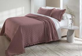 Cobre leito celine rosa 200 fios