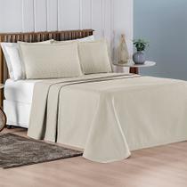 Cobre Leito Charm King 3 Peças Piquet 100% Algodão Luxo Cobre Leito Charm King 3 Peças Piquet 100% Algodão Luxo