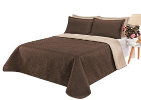 Cobre Leito Clara Queen - Kaqui / Tabaco