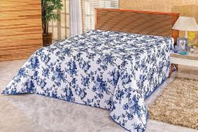 Cobre Leito Colcha Avulso Piquet Algodão Floral Hotel