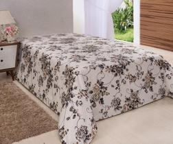 Cobre Leito Colcha Avulso Piquet Algodão Floral Hotel