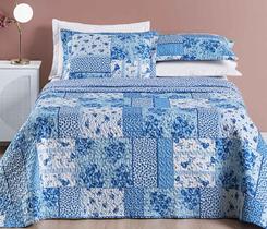 Cobre Leito Colcha Bouti Queen Dupla Face Estampado 3 Peças Cobre Leito Colcha Bouti Queen Dupla Face Estampado 3 Peças