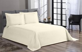 Cobre Leito Colcha Cama Solteiro Piquet Algodão 2 Pças Hotel Cobre Leito Colcha Cama Solteiro Piquet Algodão 2 Pças Hotel