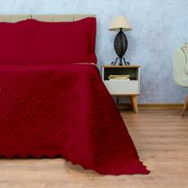 Cobre Leito Colcha Camili Super King 3 pçs Matelado Dupla Face