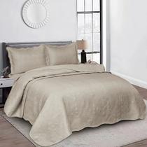 Cobre Leito Colcha Casal Agra 3 Peças 220x240cm Camesa Cobre Leito Colcha Casal Agra 3 Peças 220x240cm Camesa