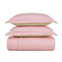 Cobre Leito Colcha Casal Bouti 3 Peças Dupla Face Bf Colchões