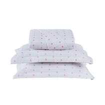 Cobre leito colcha casal padrão 3pç hipercal 200 fios Cobre leito colcha casal padrão 3pç hipercal 200 fios