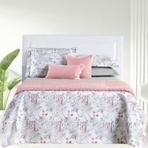 Cobre Leito Colcha Cotton Casal King Dupla Face 3 Peças Floral Cobre Leito Colcha Cotton Casal King Dupla Face 3 Peças Floral
