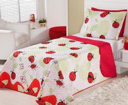 Cobre Leito Colcha Infantil Solteiro 2 Peças Quarto Menino(a)