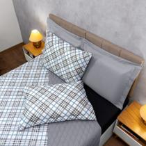 Cobre Leito Colcha Lorena King Super King 3 pçs Matelado Ultrassônico Dupla Face
