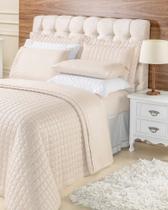 Cobre leito colcha manta kit top line casal queen com 3 peças Cobre leito colcha manta kit top line casal queen com 3 peças