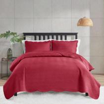 Cobre Leito Colcha Milão 3 Peças Dupla Face Corttex 150 fios