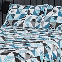 Cobre Leito Colcha Milão Piquet Estampado Casal 3 Peças Cobre Leito Colcha Milão Piquet Estampado Casal 3 Peças