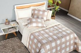 Cobre Leito Dupla Face 200 Fios Dolce Vita Solteiro 02 Peças