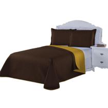 Cobre Leito Dupla Face Casal Queen Tabaco Em Oferta Dueto - ENTROU COMPROU Cobre Leito Dupla Face Casal Queen Tabaco Em Oferta Dueto - ENTROU COMPROU