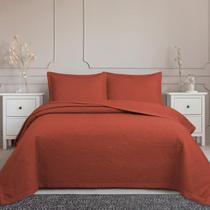 Cobre Leito Dupla Face Onix 3 Peças Micro Percal 90g, Macio e Sofisticado Casal, Queen ou King