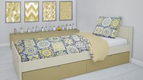 Cobre Leito Dupla Face Queen 3 peças