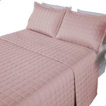 Cobre Leito Dupla Face Soft King Size 3 Peças Dupla Face