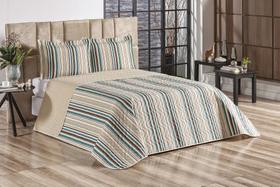 Cobre Leito Dupla Face stilo Casal Padrão 03 Peças