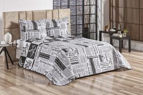 Cobre Leito Dupla Face Stilo Casal Queen 03 Peças