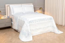 Cobre Leito Encanto Oliva 200 Fios Tamanho:King Cobre Leito Encanto Oliva 200 Fios Tamanho:King